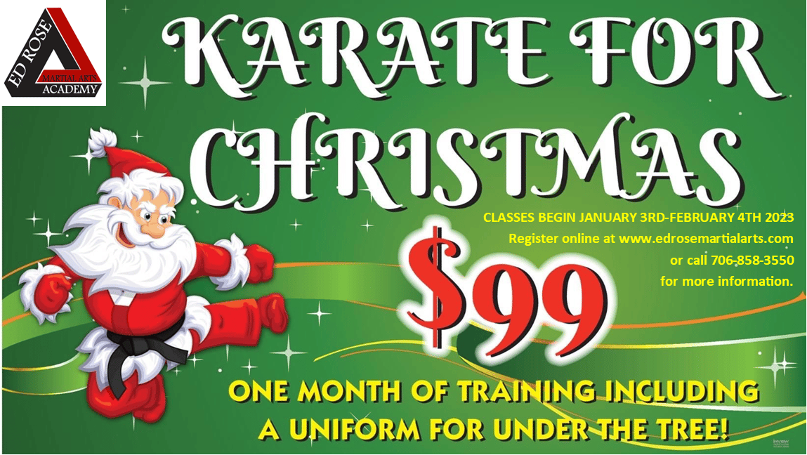 Ed Rose's Martial Arts Academy Karate For Christmas